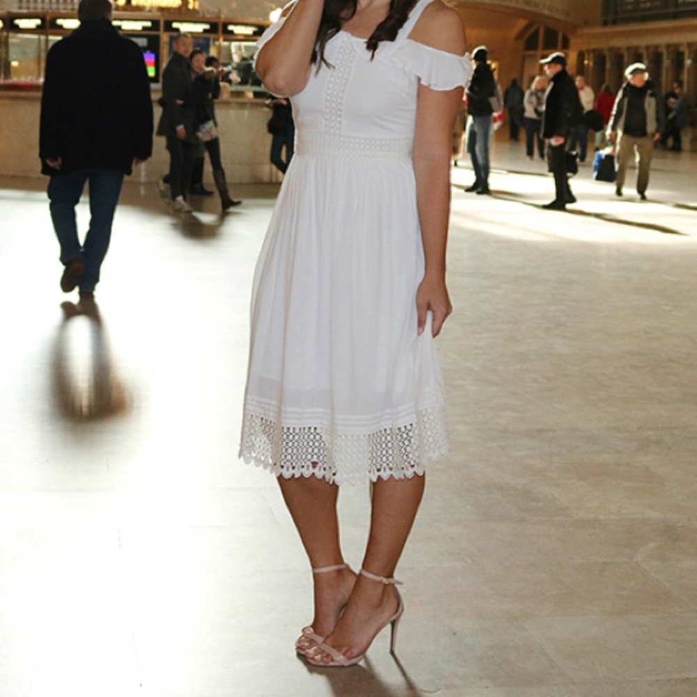 Romantic summer dress fully lined
